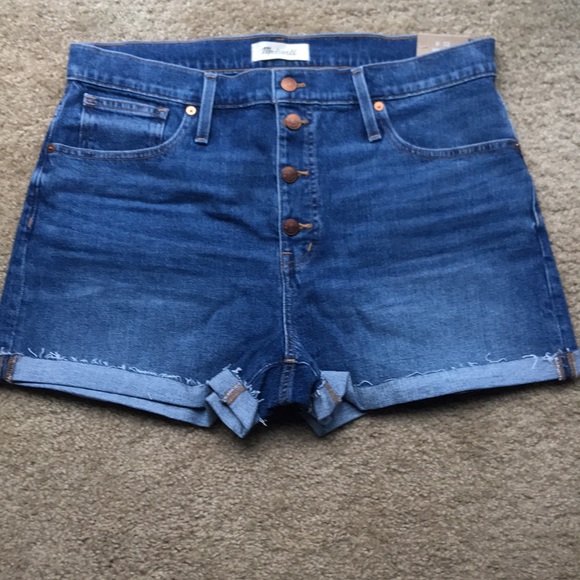 NWT Madewell High-Rise Denim Shorts - Picture 3 of 5